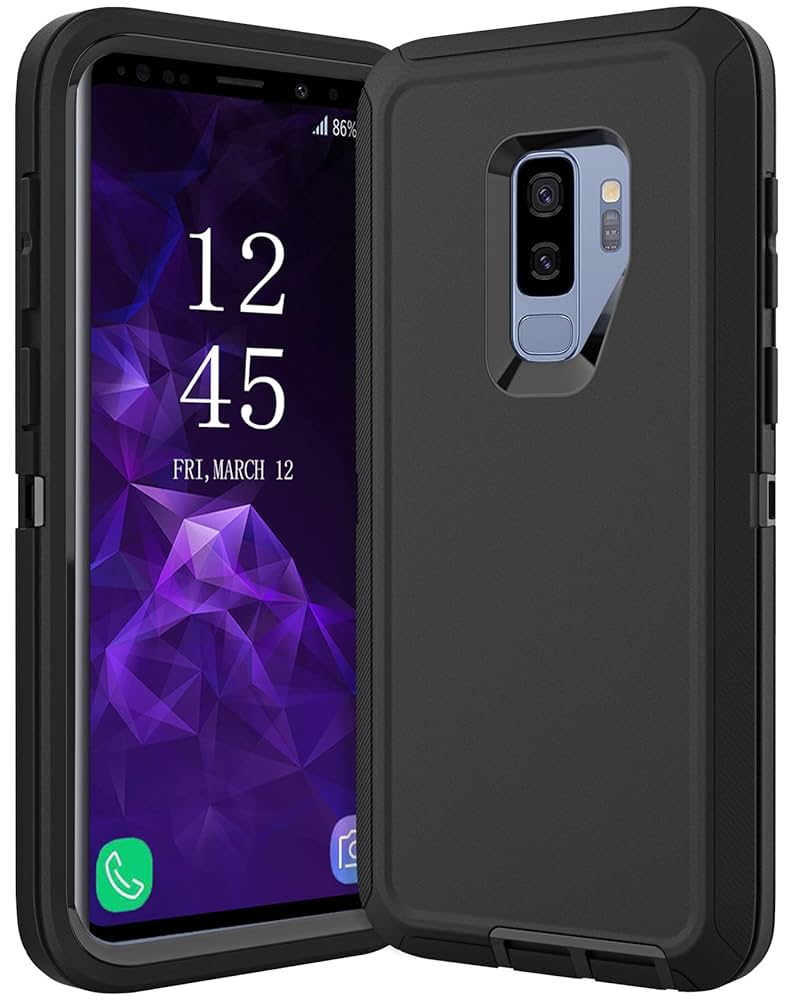 Samsung Galaxy S9本体とケース Amazon.com: Guirble Shockproof Protective Case for Samsung